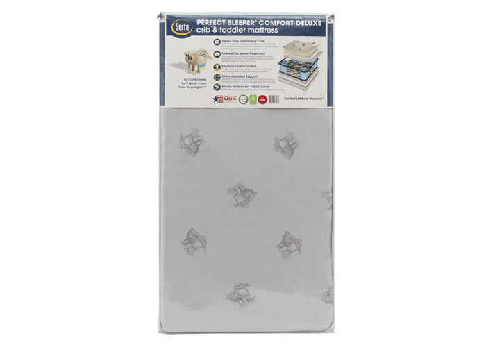 Serta Perfect SleeperÂ® Comfort Deluxe Crib and Toddler Mattress (A46115-1045), a3a No Color (NO)