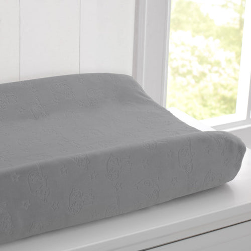 Perfect Sleeper Contoured Changing Pad with Plush Cover Grey (5057)