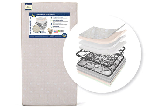 Serta Perfect Sleeper® Pirouette Crib and Toddler Mattress Cutout View a1a No Color (NO)