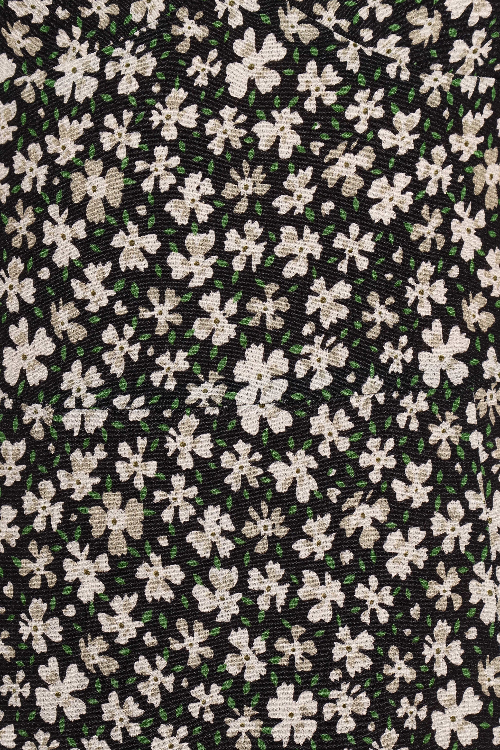 Franklin Dress - Black Floral