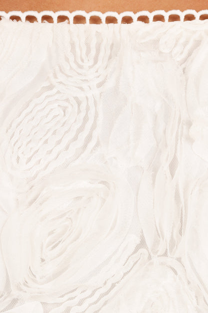 Gabbie Midi Dress - White
