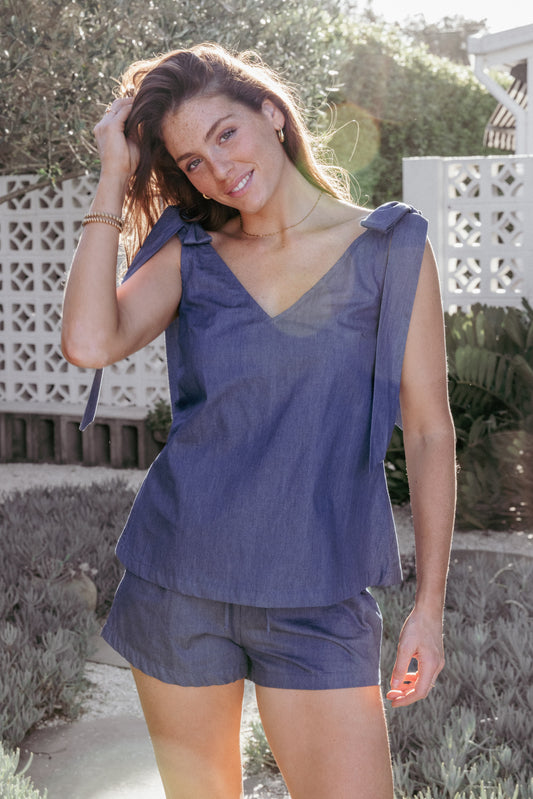Francis Short Set - Denim