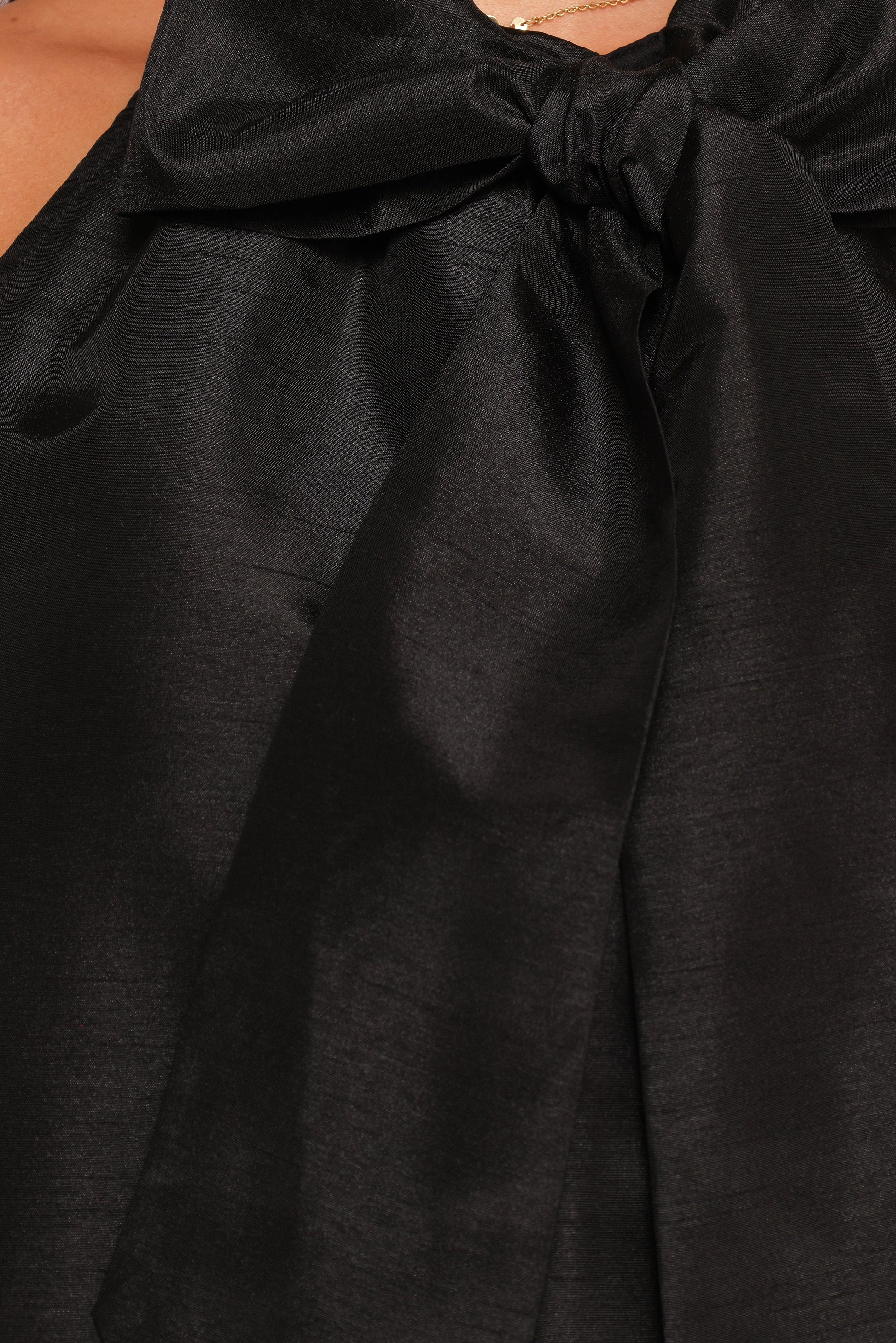 Faith Bow Top - Black