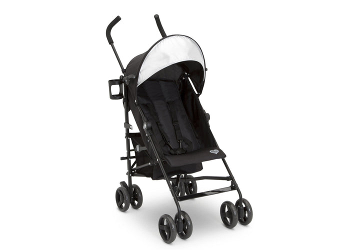 Delta Children Black (001) Pilot Stroller, Right Silo View