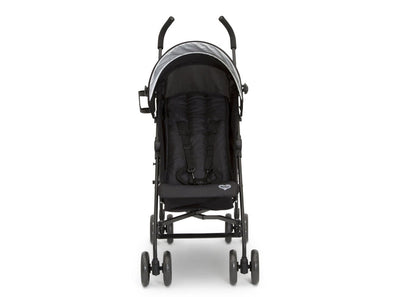 Delta Children Black (001) Pilot Stroller, Front Silo View