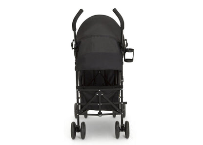 Delta Children Black (001) Pilot Stroller, Rear Silo View