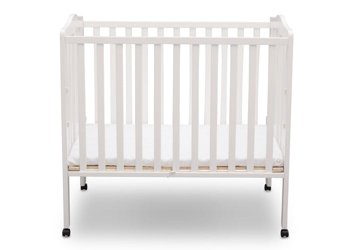 Delta Children Bianca (130) Portable Folding Crib with Mattress