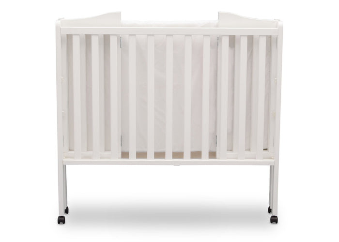Delta Children Bianca (130) Portable Folding Crib with Mattress