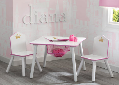 Delta Children Love Girl (1187) Princess Crown Kids Chair Set and Table Hangtag View