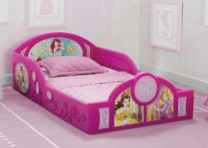 Princess Deluxe Toddler Bed with Attached Guardrails Disney Princess (1034)