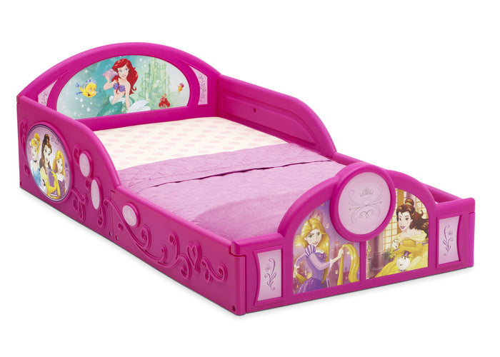 Princess Deluxe Toddler Bed with Attached Guardrails Disney Princess (1034)