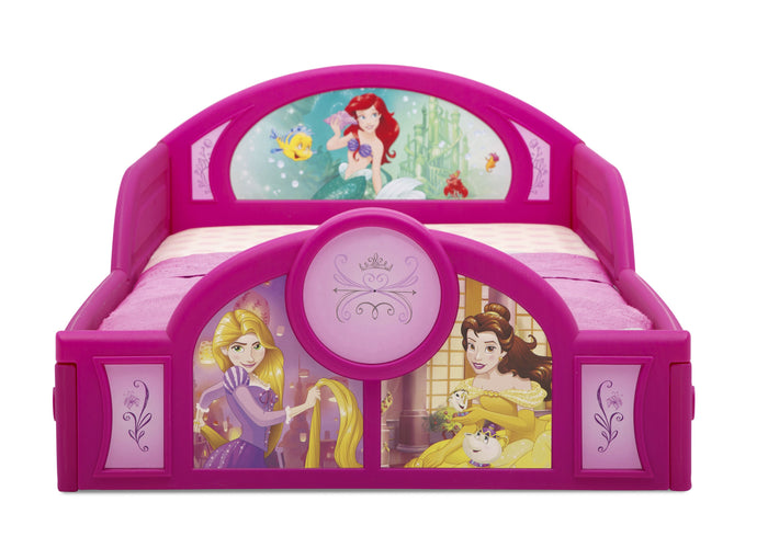Princess Deluxe Toddler Bed with Attached Guardrails Disney Princess (1034)