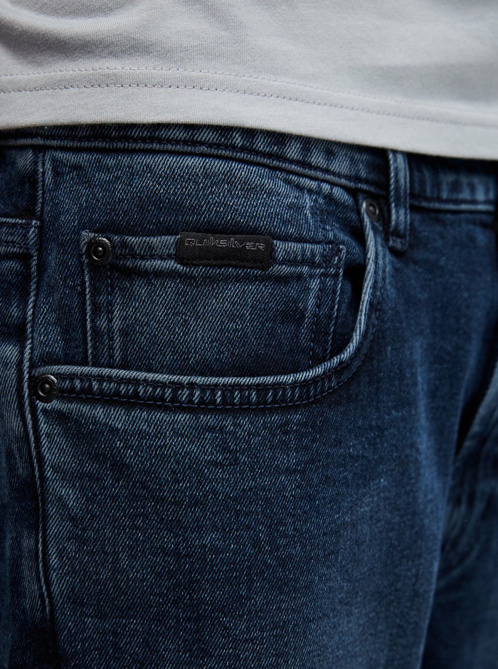 Quiksilver Aqua Cult Regular Fit Denim - Blue/Black Used
