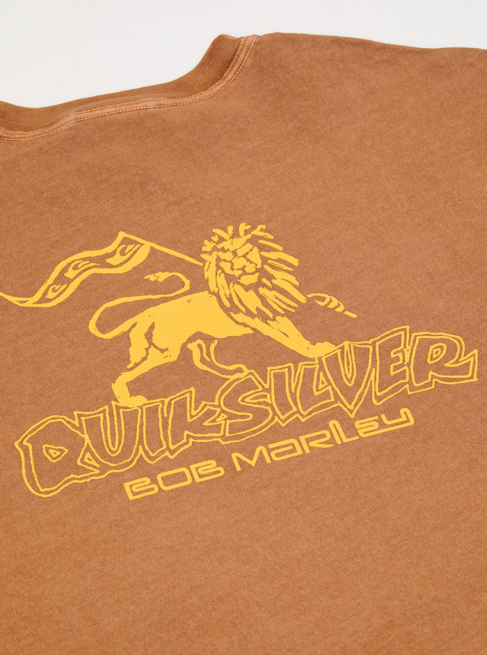 Quiksilver Bob Marley Zion T-Shirt - Light Brown