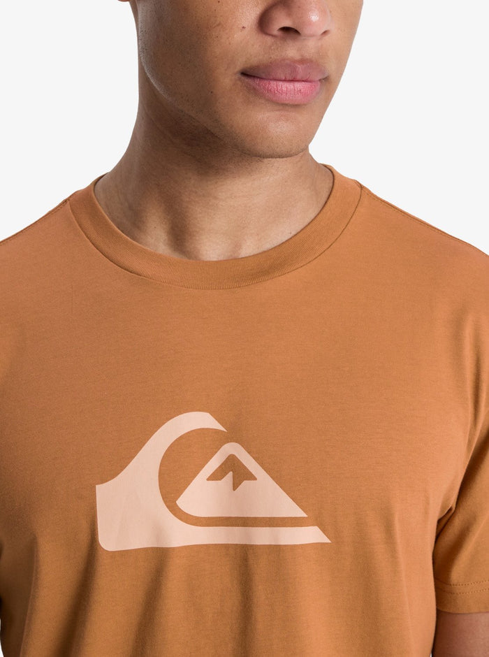 Quiksilver Comp Logo T-Shirt - Tobacco Brown