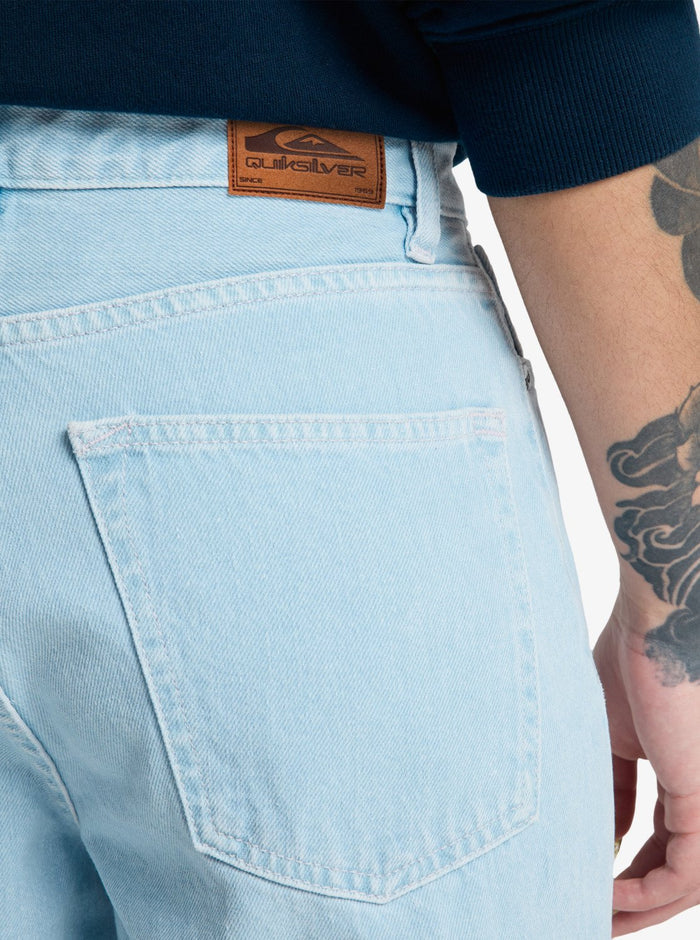 Quiksilver Mom Denim Pant - Ice Flow