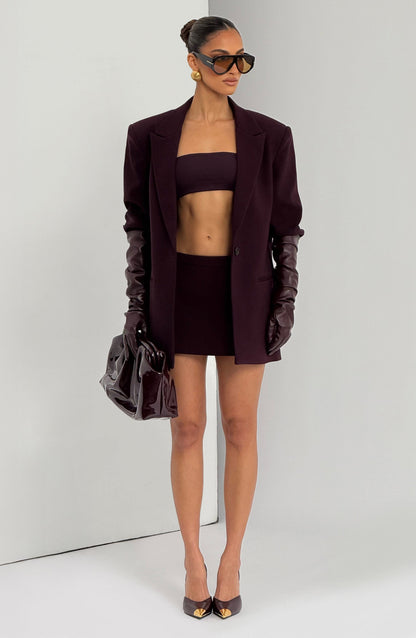 Reece Blazer - Plum