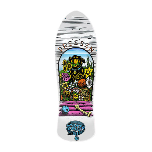 Santa Cruz Dressen Pup Reissue Skateboard Deck 9.5in x 29.44in