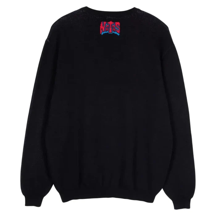 Santa Cruz Natas Panther Knit Crew - Black