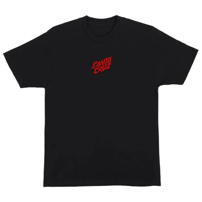 Santa Cruz X Stranger Things Screaming Lights T-Shirt - Black