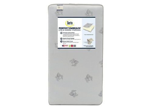 Serta Perfect Embrace Crib and Toddler Mattress, Main View