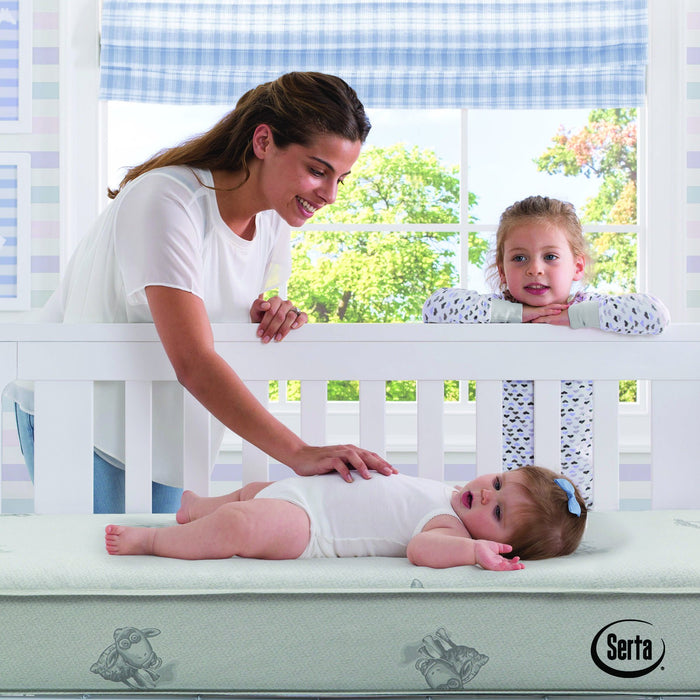 Serta Perfect Embrace Crib and Toddler Mattress, Lifestyle View View