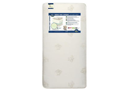 SertaÂ® Perfect RestÂ® Supreme Crib and Toddler Mattress Front View a4a No Color (NO)