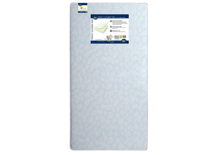 Serta Perfect Slumberâ„¢ Firm Crib & Toddler Mattress, Front View, a3a No Color (NO)