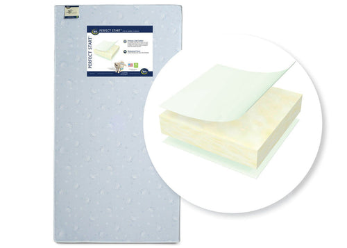 Serta Perfect Startâ„¢ Crib & Toddler Mattress Front View a1a No Color (NO)