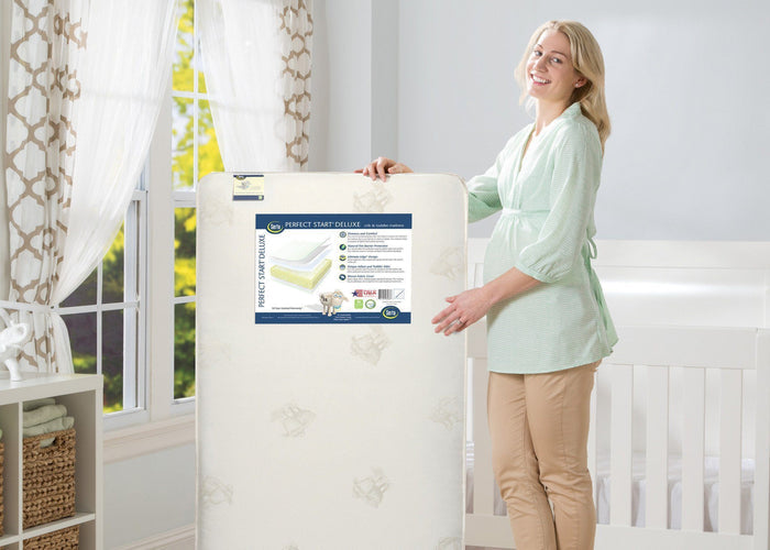 Serta Perfect Start Deluxe Crib & Toddler Mattress, Lifestyle View, a0a No Color (NO)