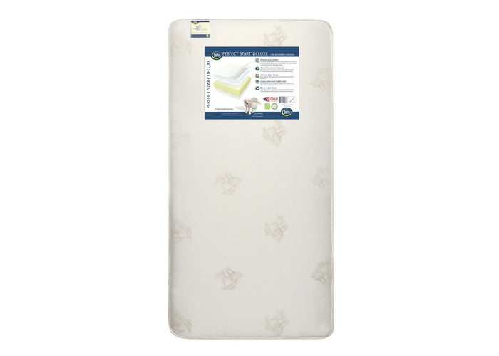 Serta Perfect Start Deluxe Crib & Toddler Mattress, Front View, a3a