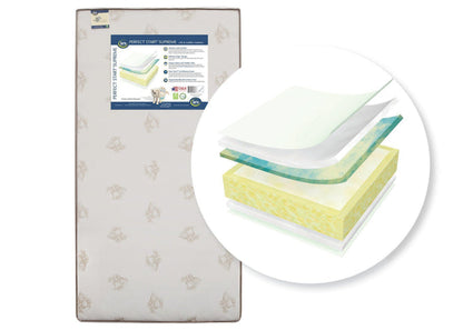 Serta Perfect Start Supreme Crib & Toddler Mattress, Front View, a2a No Color (NO)