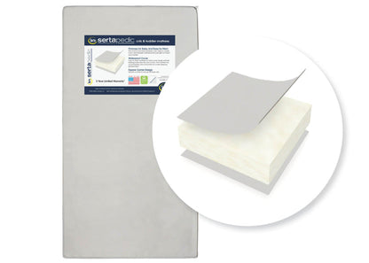 Serta SertaPedic Crib and Toddler Mattress (A41117-1115), a1a No Color (NO)