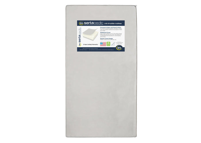 Serta SertaPedic Crib and Toddler Mattress (A41117-1115), a5a No Color (NO)