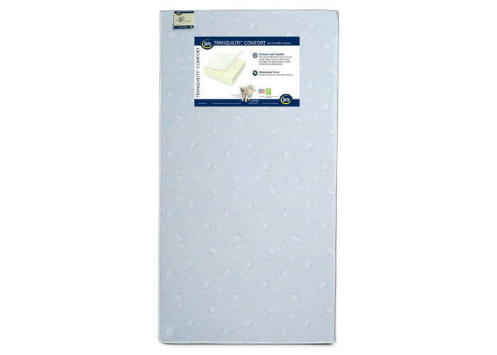 Serta Tranquility Comfort Crib & Toddler Mattress Front View a3a No Color (NO)