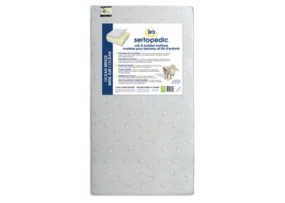 Serta Sertapedic® Ocean Breeze Crib and Toddler Mattress Front View a3a No Color (NO)