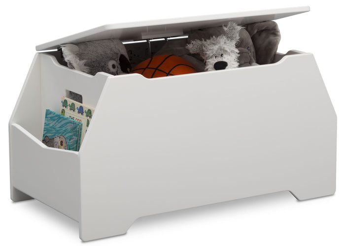 Delta Children Bianca White (130) Nolan Toybox (W101450), Right Silo with Props, b3b