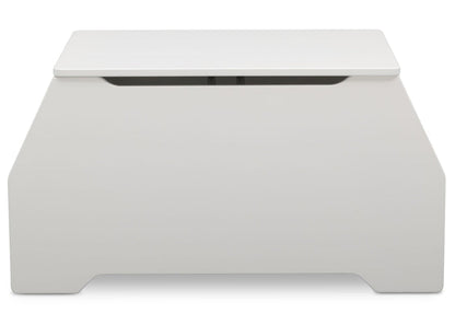 Delta Children Bianca White (130) Nolan Toybox (W101450), Front View, b4b