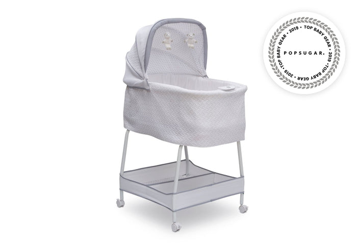 Silent Auto Gliding Elite Bassinet - Basketweave (2113) 701405-2113