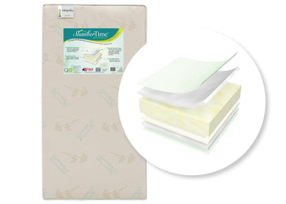 Simmons Kids Naturally 2 'n' 1 Convertible Mattress Left View a2a No Color (NO)