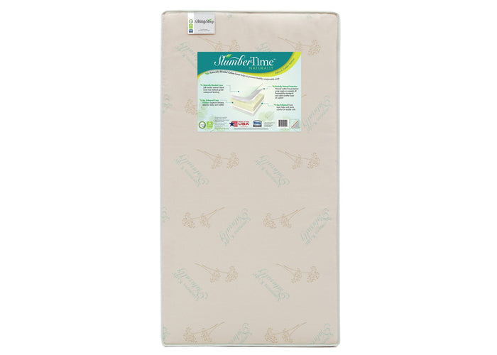 Simmons Kids Naturally 2 'n' 1 Convertible Mattress Left View a1a No Color (NO)