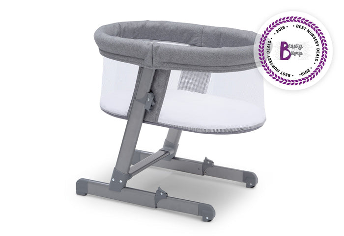 Simmons Kids® Oval City Sleeper Bassinet Grey Tweed (2012)