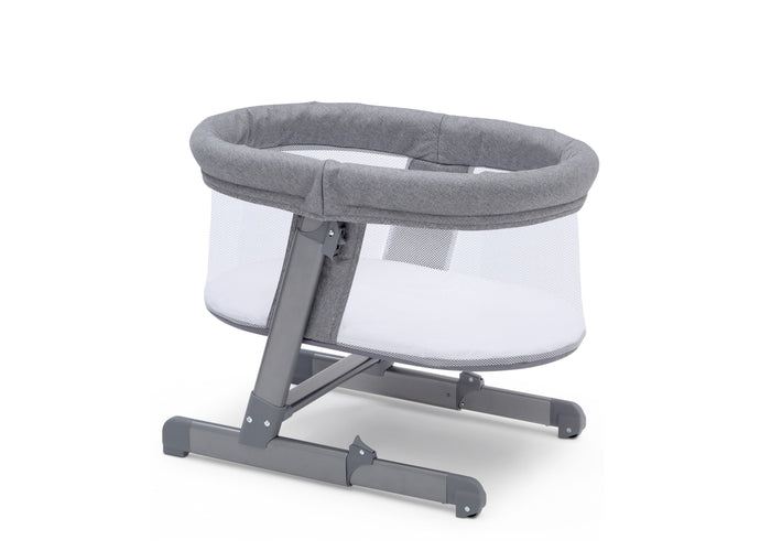 Simmons Kids® Oval City Sleeper Bassinet Grey Tweed (2012) 25504-2012