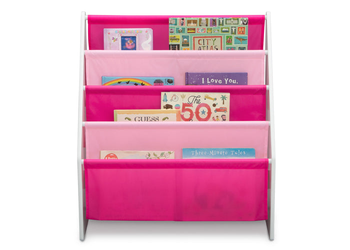 TB84413GN book rack white pink front props hi res