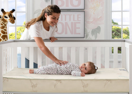 SlumberTime Naturally 4-Inch Mini Crib Mattress No Color (NO)