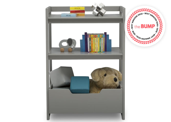 Delta Children Grey 026 Gateway Small Laddershelf (W101452), Front Silo with Props, a3a