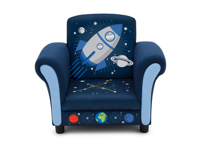 Delta Children Space Adventures (1223) Kids Upholstered Chair, Front Silo View