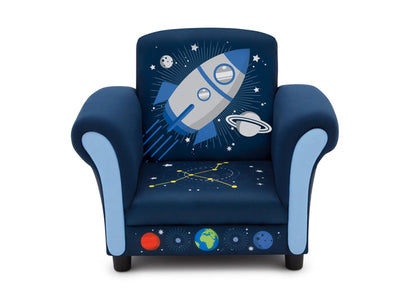 Delta Children Space Adventures (1223) Kids Upholstered Chair, Front Silo View