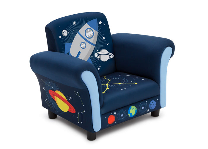 Delta Children Space Adventures (1223) Kids Upholstered Chair, Right Silo View