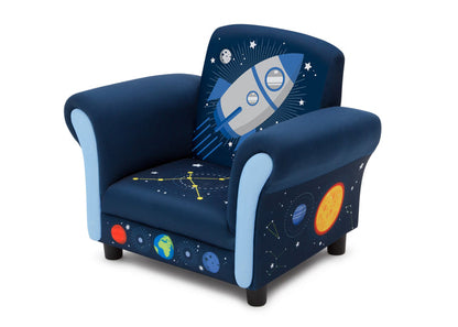 Delta Children Space Adventures (1223) Kids Upholstered Chair, Left Silo View